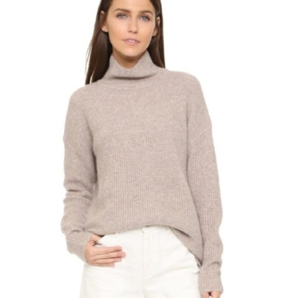 Madewell Waffle Stitch Turtleneck Sweater XXS